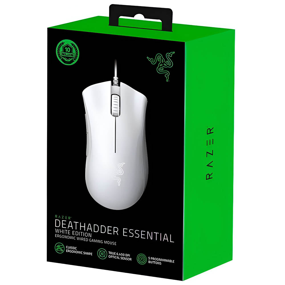 RAZER DEATHADDER ESSENTIAL - WHITE EDITION